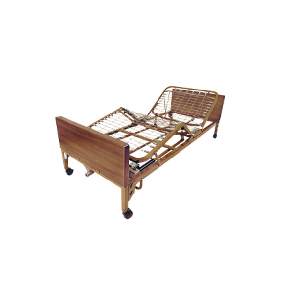 Cama eléctrica c/estructura de acero color café, Drive