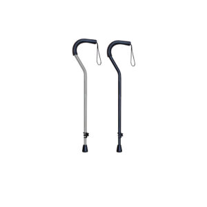 Bastón de aluminio, c/sistema de lengüeta de bloqueo, Drive