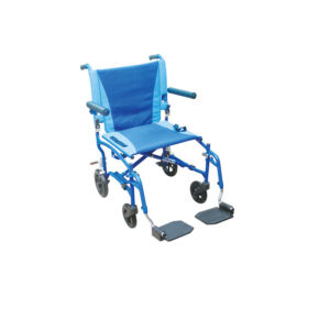 Silla de ruedas traslado c/asiento de 18", estructura de aluminio, Drive