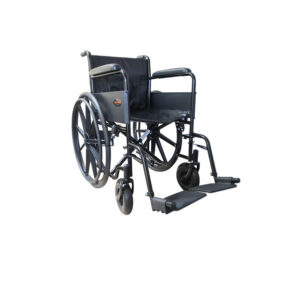 Silla de ruedas c/rines de policarbonato y asiento de 18”, Lighnting
