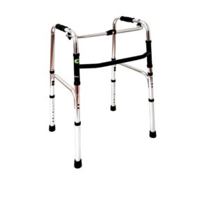 Andadera estándar plegable recíproca 2 en 1, color plata, Eko Mobility