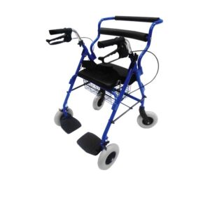 Andadera Rollator aluminio ultraligero, ruedas de 8X2, Eko Mobility