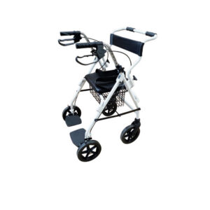 Andadera Rollator Híbrida c/canastilla y ruedas de  8 x 1.5", Eko Mobility