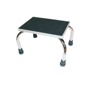 Escalerilla de uno y dos peldaños, c/acabado cromado en acero tubular, Reactiv