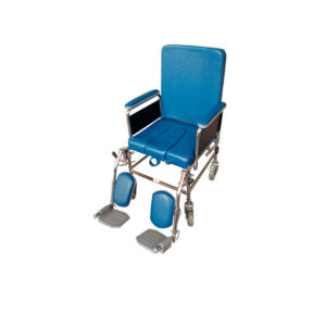 Silla cómodo de lujo de 19 pulgadas color azul c/tapa deslizable, Reactiv