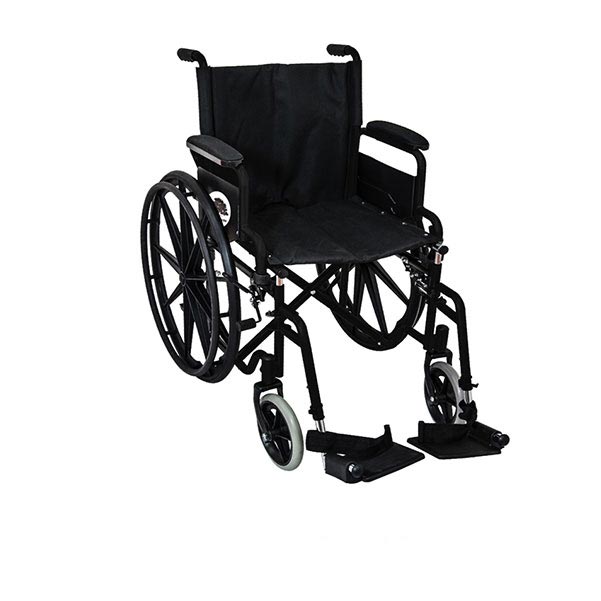 Silla de ruedas estándar c/asiento de 18", ruedas de policarbonato, Eko Mobility