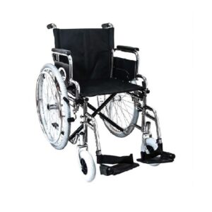 Silla de ruedas estándar c/asiento de 16", de acero cromada, Eko Mobility