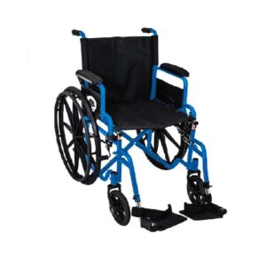 Silla de ruedas estándar c/asiento de 18", en acero esmaltado, Eko Mobility