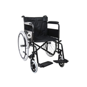 Silla de Ruedas Básica Plegable de Acero, Eko Mobility
